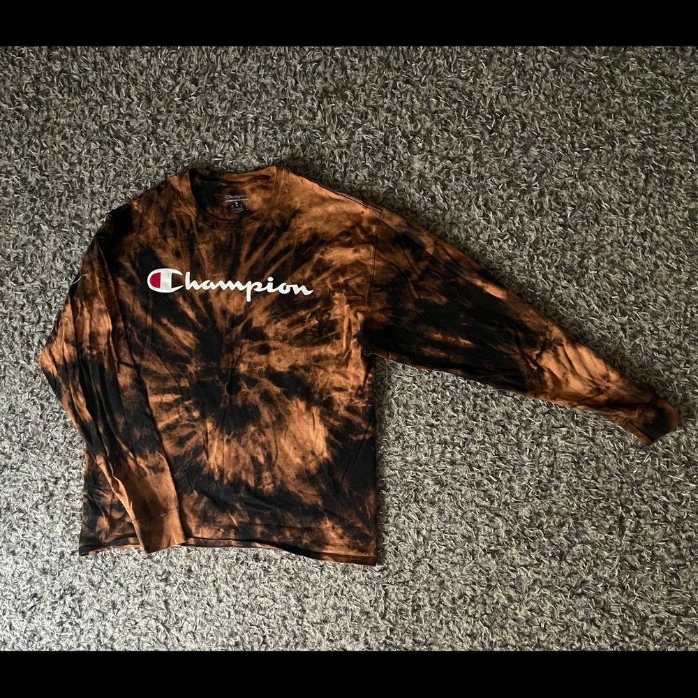 custom dyed champion shirt